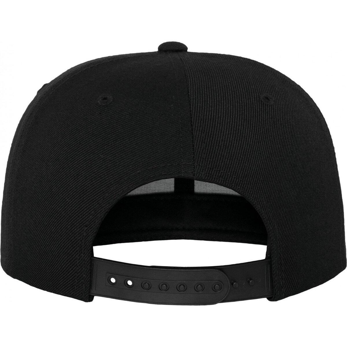 Boné de pala plana com fecho de correr (Preto/Carvão) 2/3