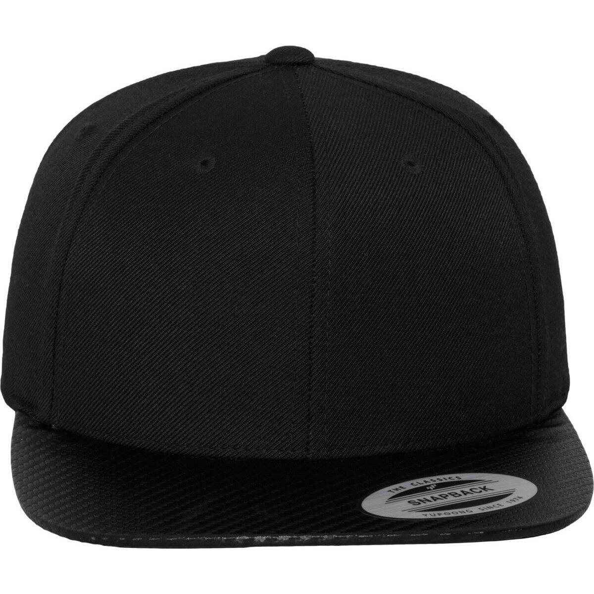 Boné de pala plana com fecho de correr (Preto/Carvão) 3/3