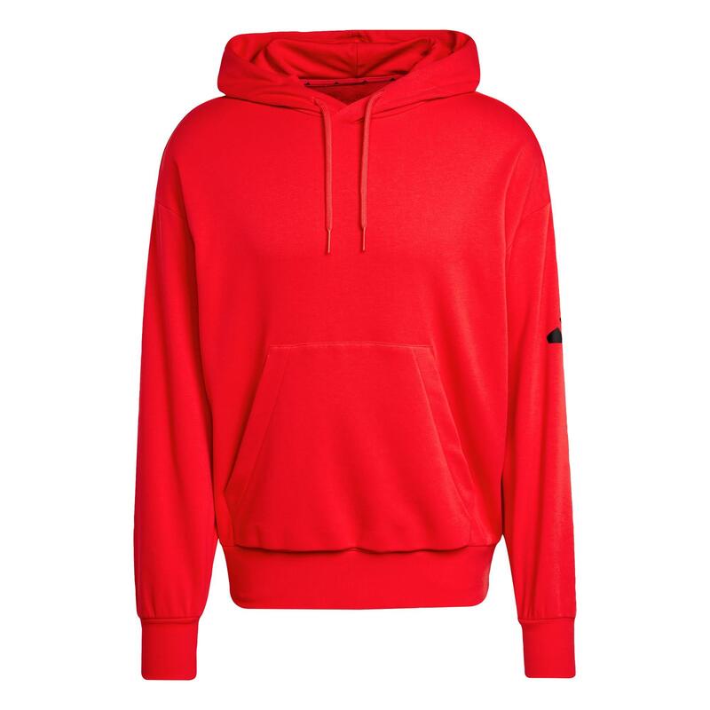 Sweat-shirt à capuche ample French terry logo à 3 bandes Essentials