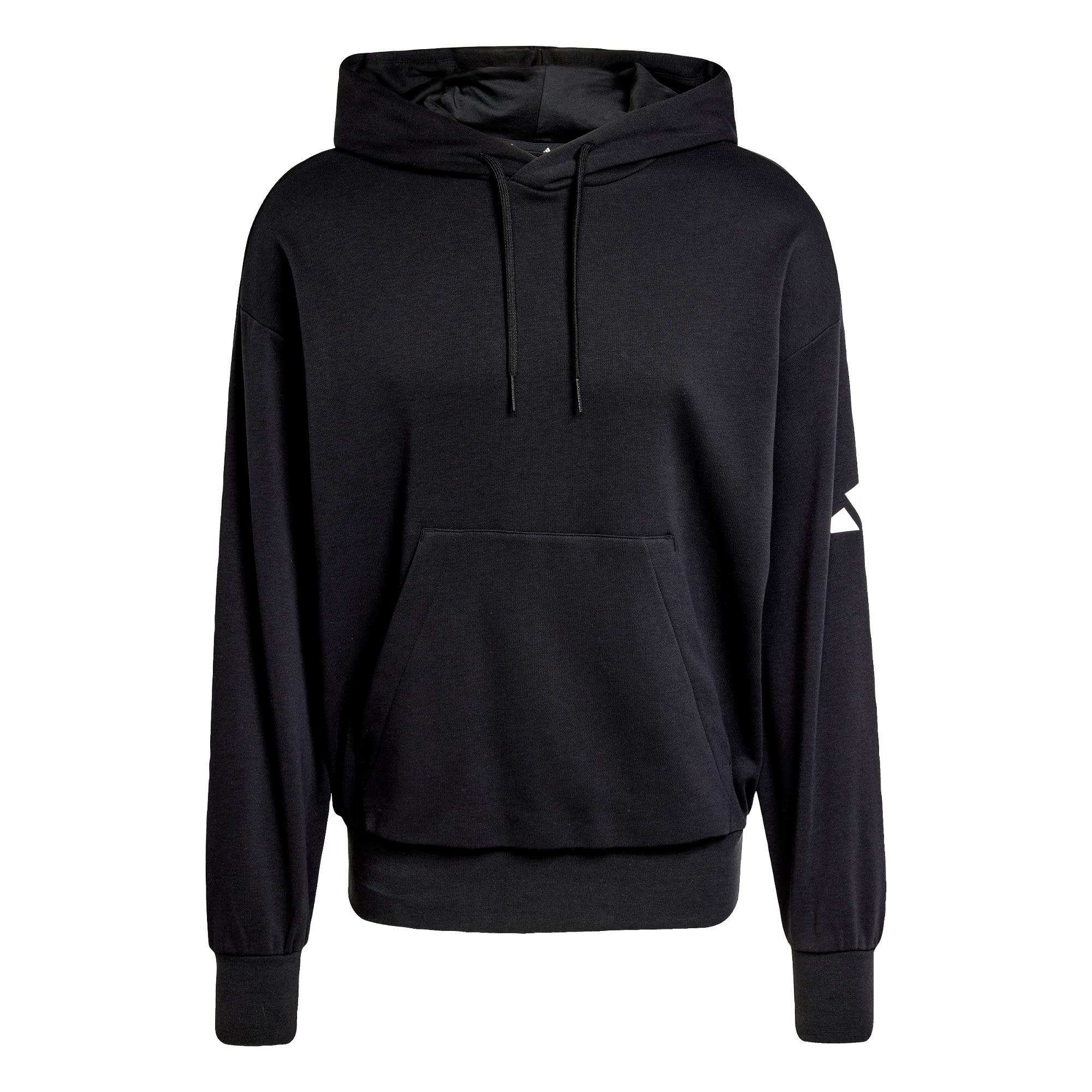 Sweat-shirt à capuche ample French terry logo à 3 bandes Essentials 2/6