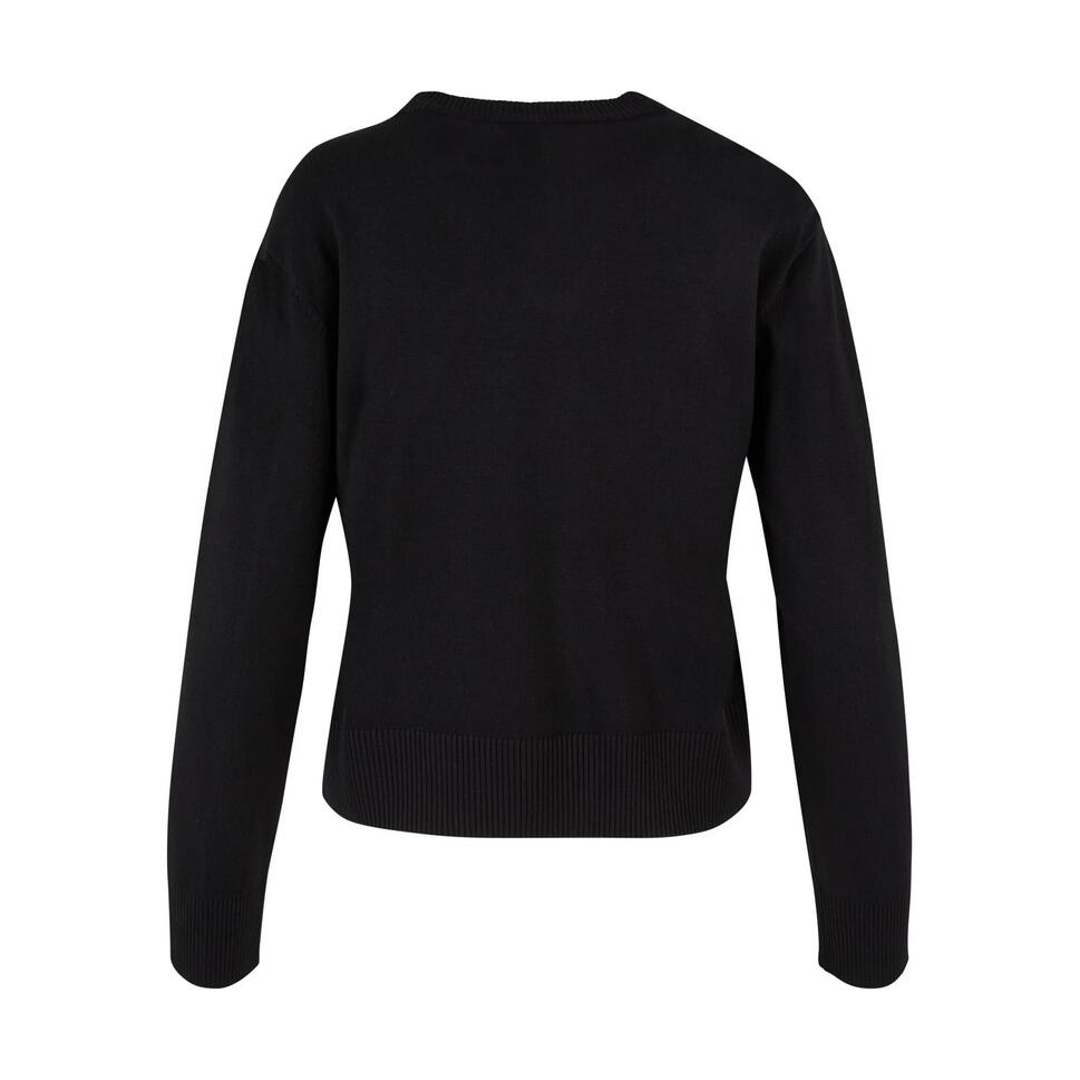 Bluza Damska Dzianinowa Z Okrągłym Dekoltem