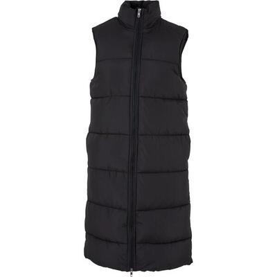 Gilet Lungo Piumino Donna Urban Classics Nero