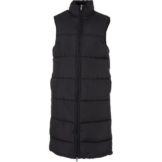 Gilet Lungo Piumino Donna Urban Classics Nero