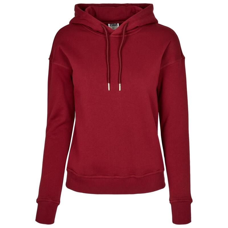 Vrouwen/dames Organic Hoodie (Bourgondië)