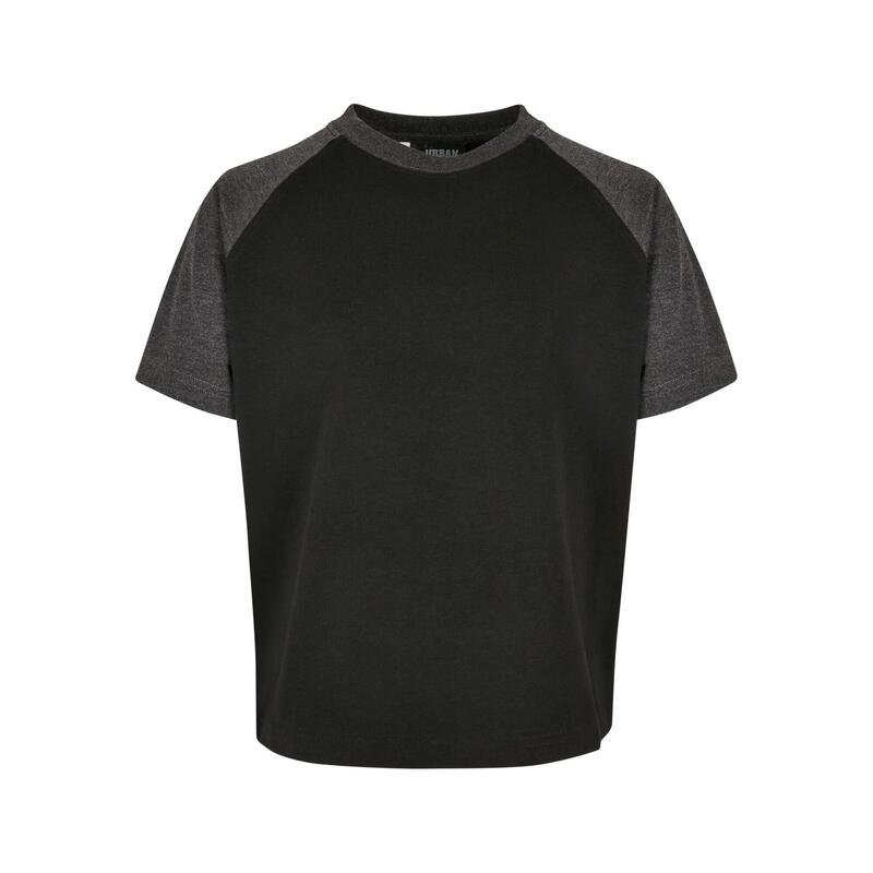 T-shirt Dla Chłopca Kontrastowa Raglanowa
