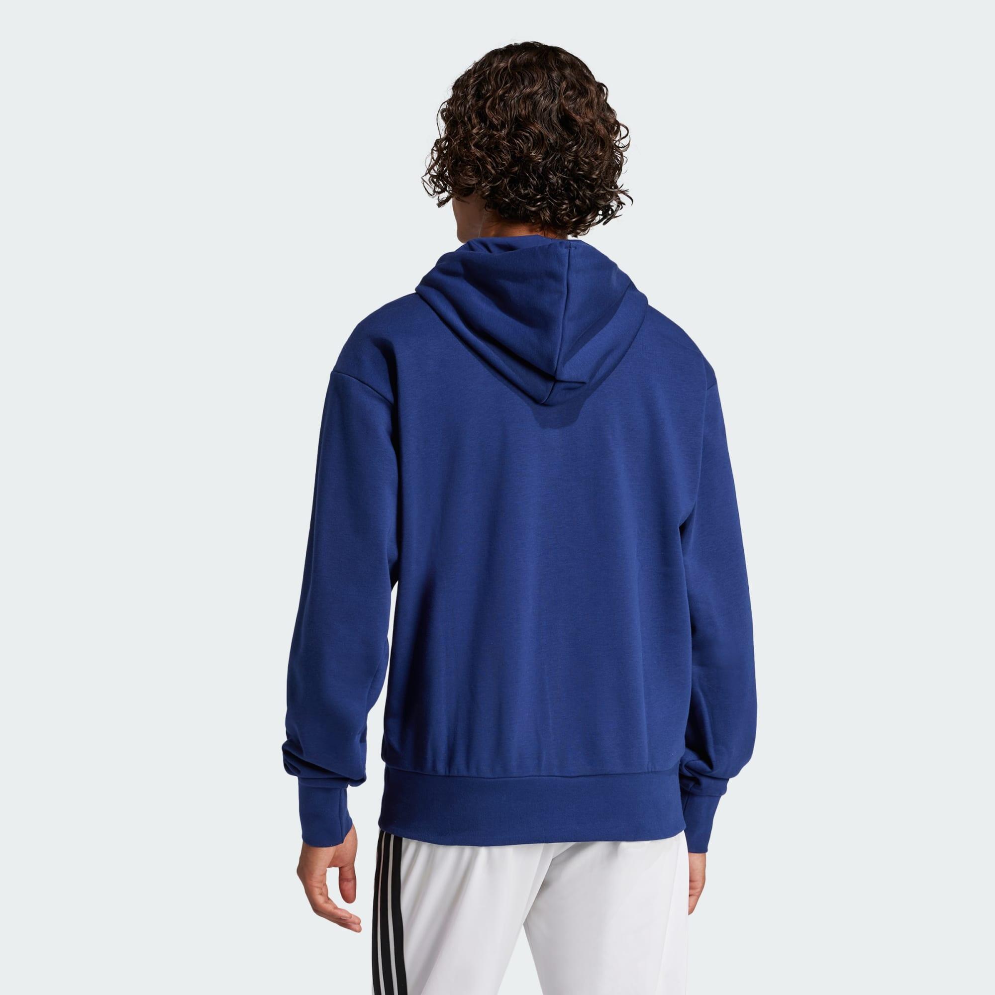 Sweat-shirt à capuche French terry grand logo Essentials 3/5