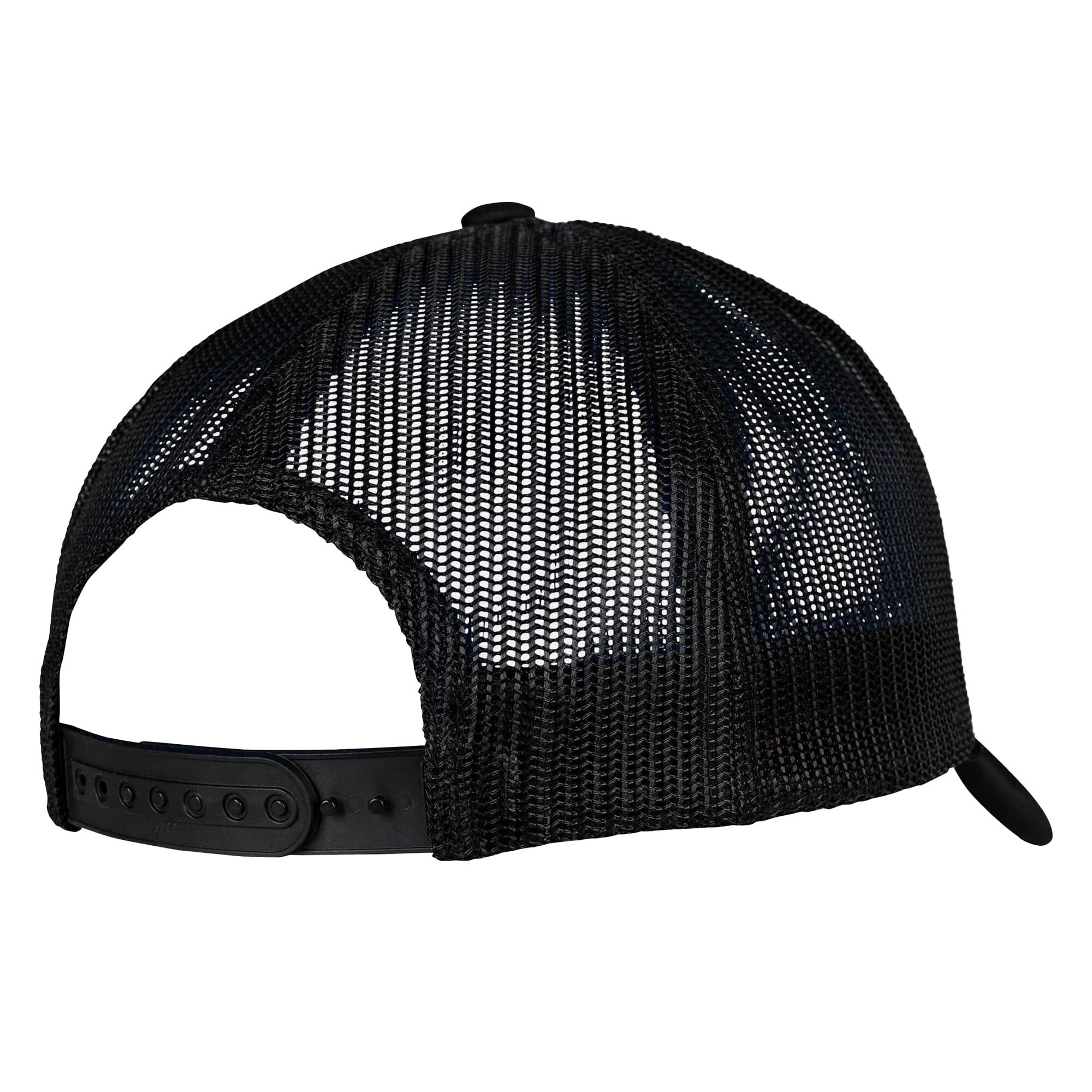 Cappellino Da Camionista Visiera Curva Flexfit Nero Bianco 2/5