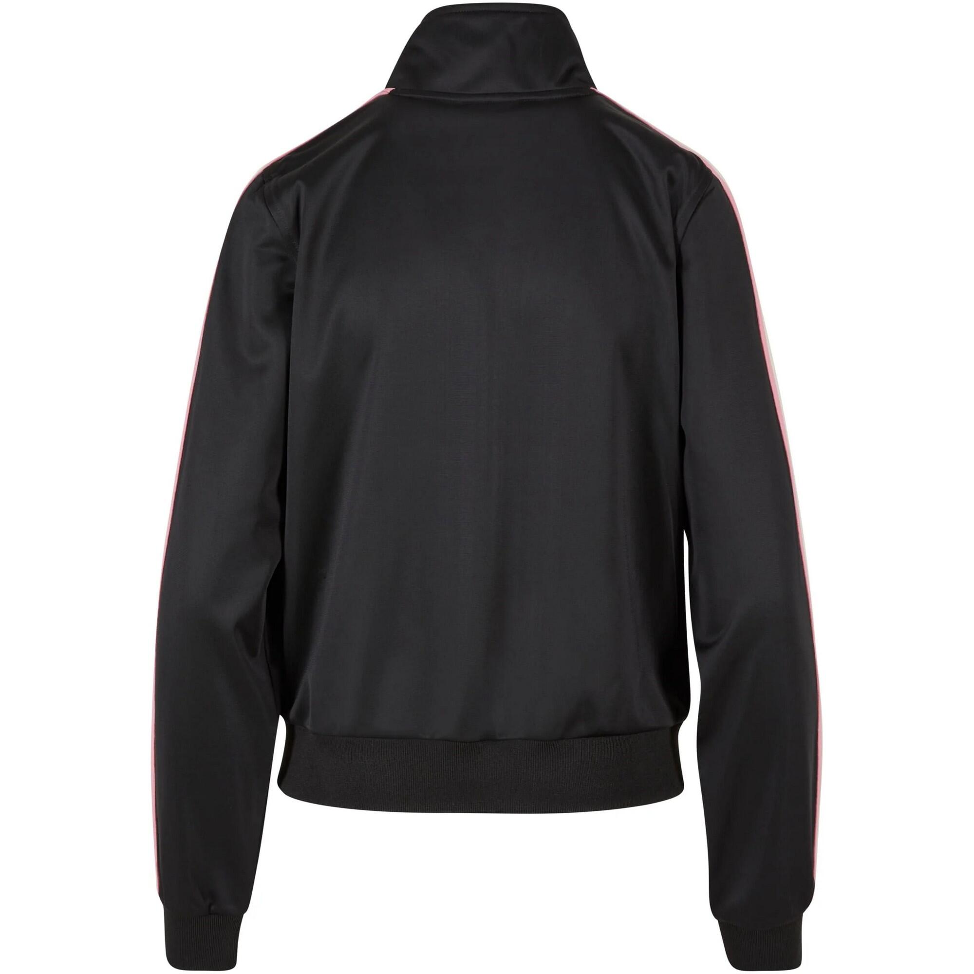 Giacca Da Tuta Retrò Donna Urban Classics Nero 2/2
