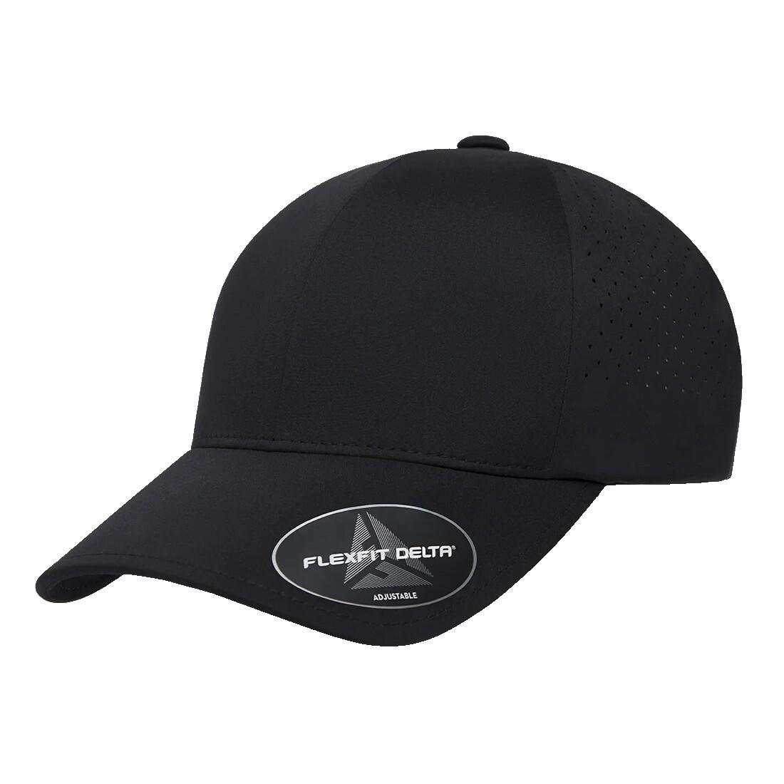 Delta Cappellino Da Baseball Regolabile Flexfit Nero 3/3