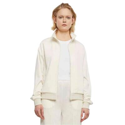 Dames retro track jacket (donker roest)