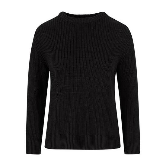 Top In Maglione A Costine Donna Urban Classics Nero