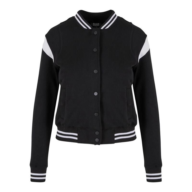 Veste de survêtement COLLEGE Femme (Noir / Blanc)