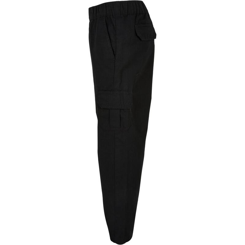 Jongens Ripstop Cargo Broek (Zwart)