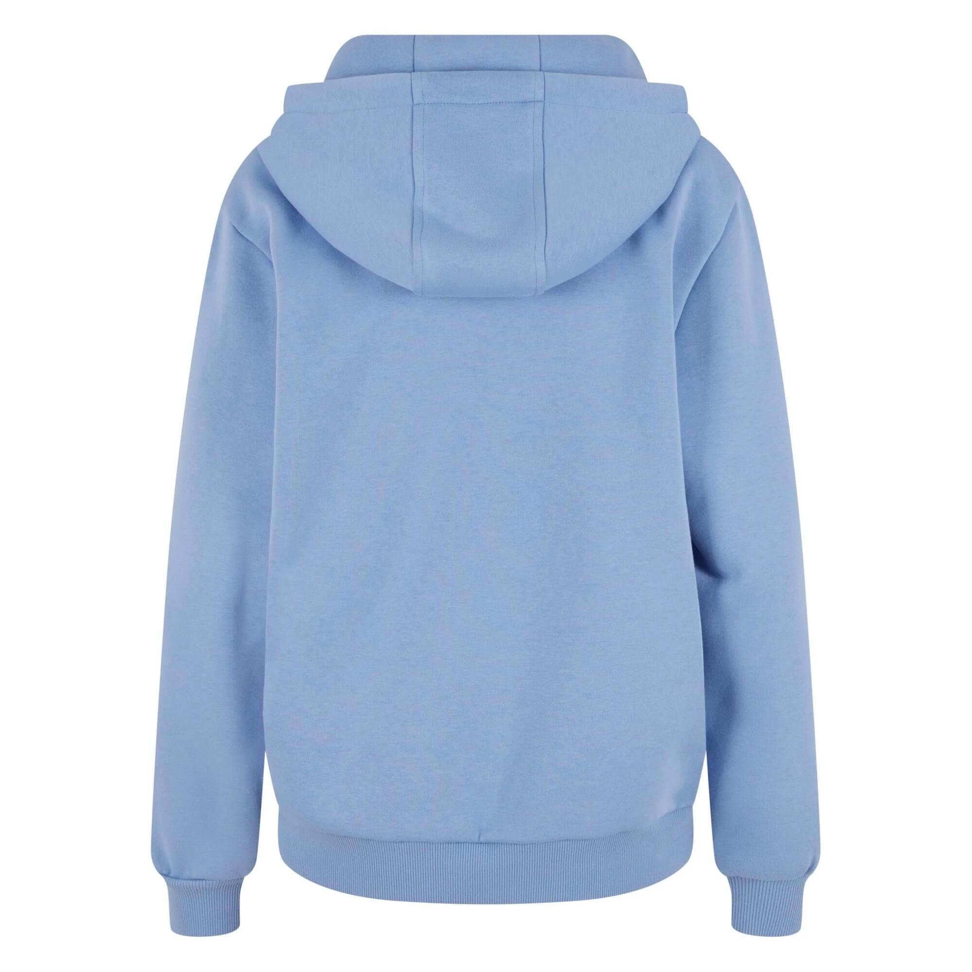 Felpa Con Cappuccio Soffice Donna Urban Classics Blu Cipria 2/2