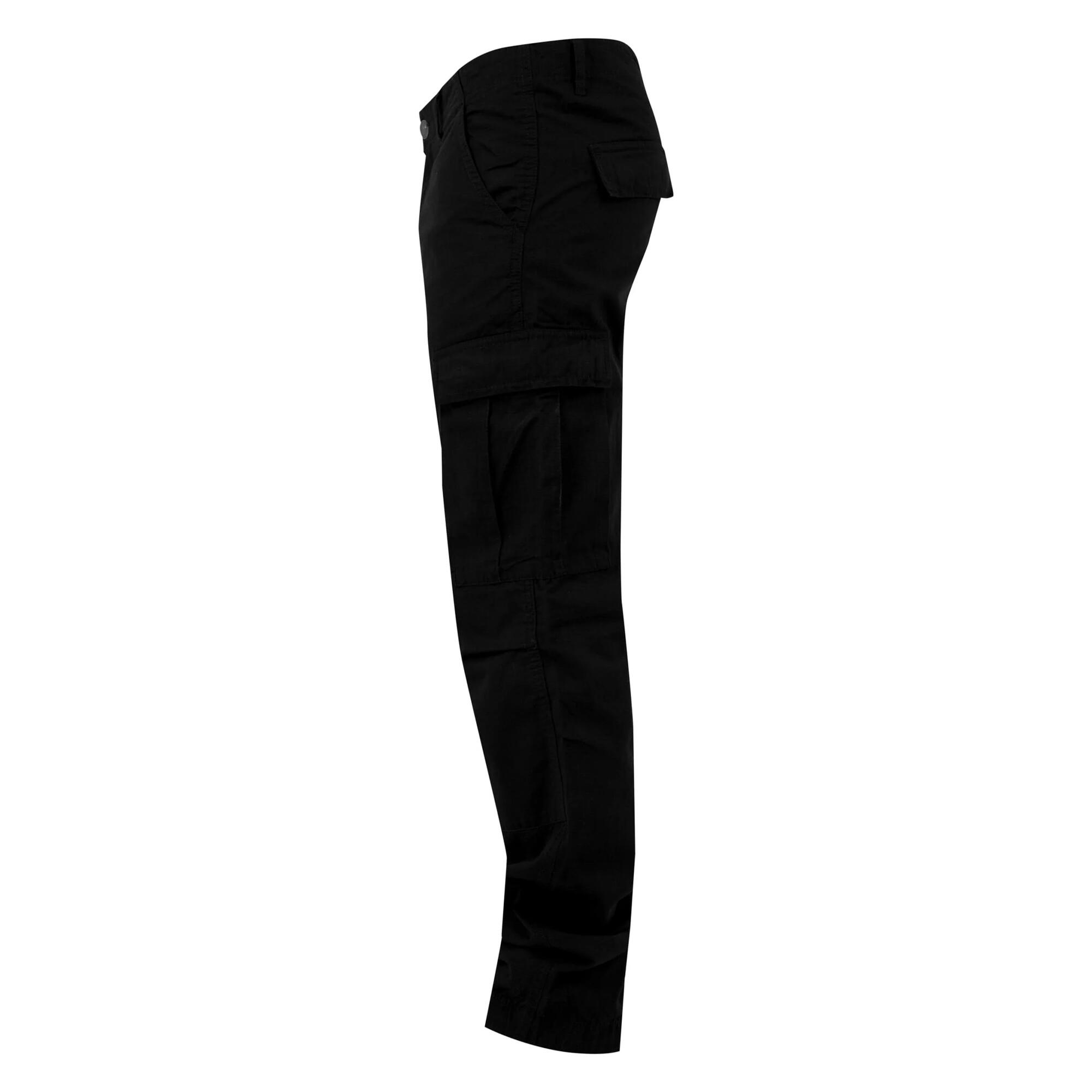 Pantaloni Cargo Semplice Uomo Urban Classics Nero 3/4