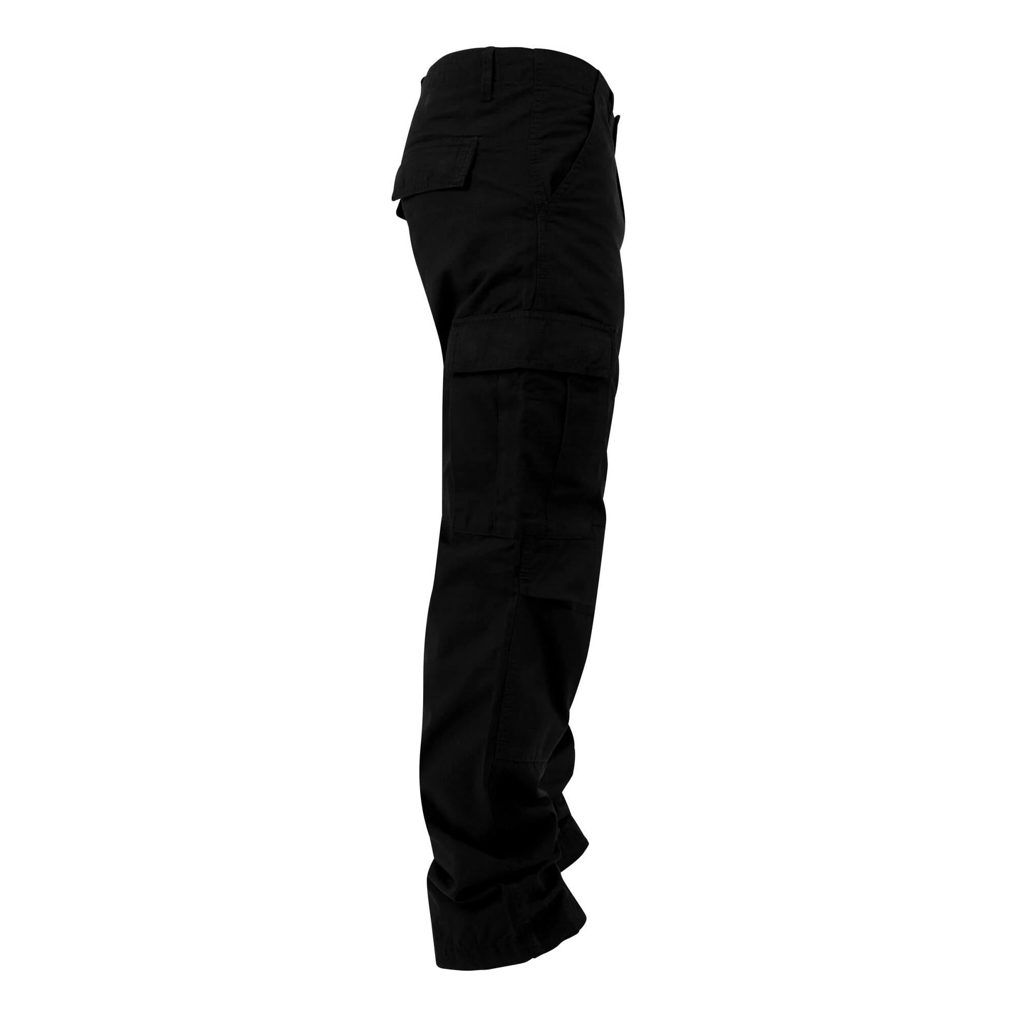 Pantaloni Cargo Semplice Uomo Urban Classics Nero 4/4