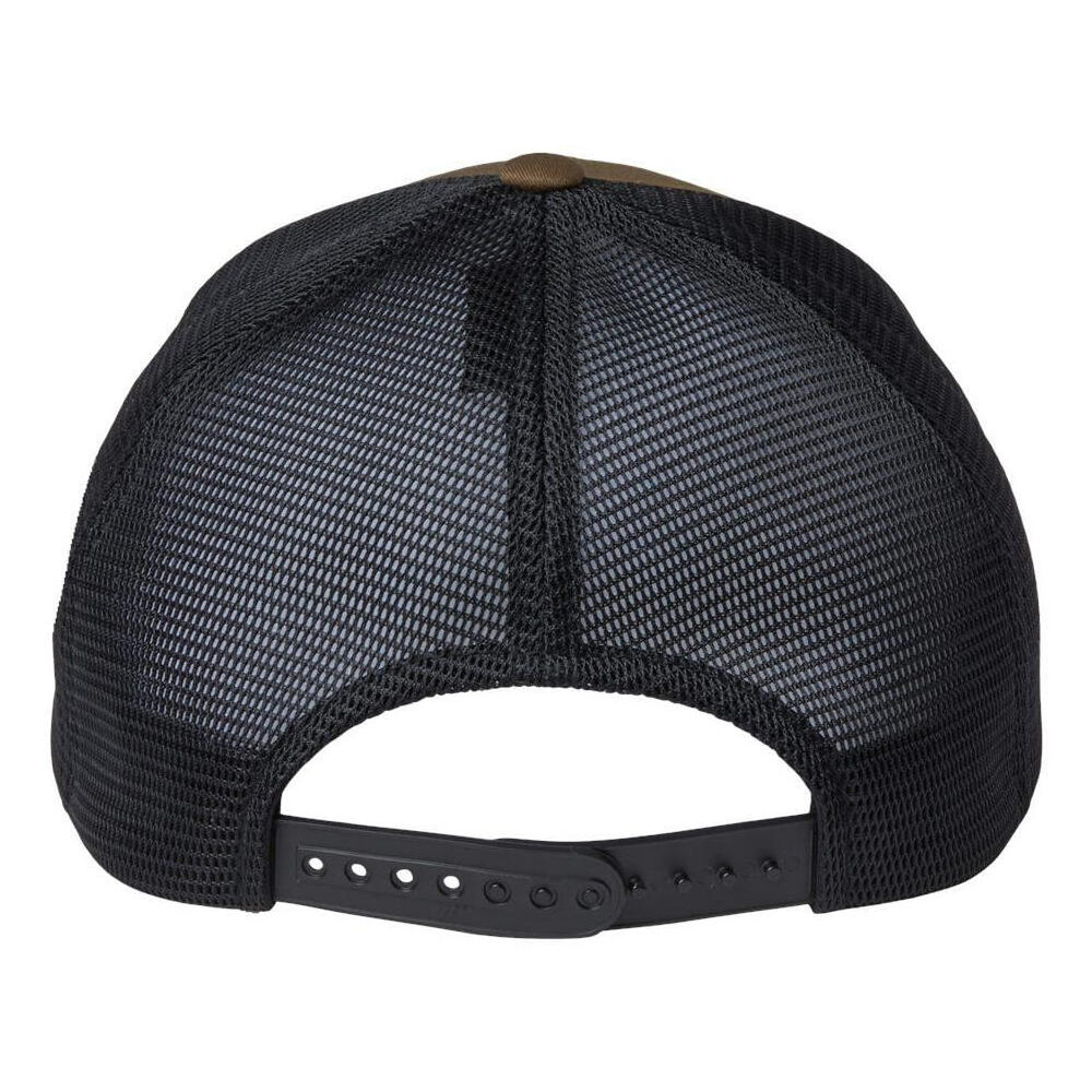 Cappellino Da Camionista Maglia A Rete Flexfit Verde Oliva Nero 2/3