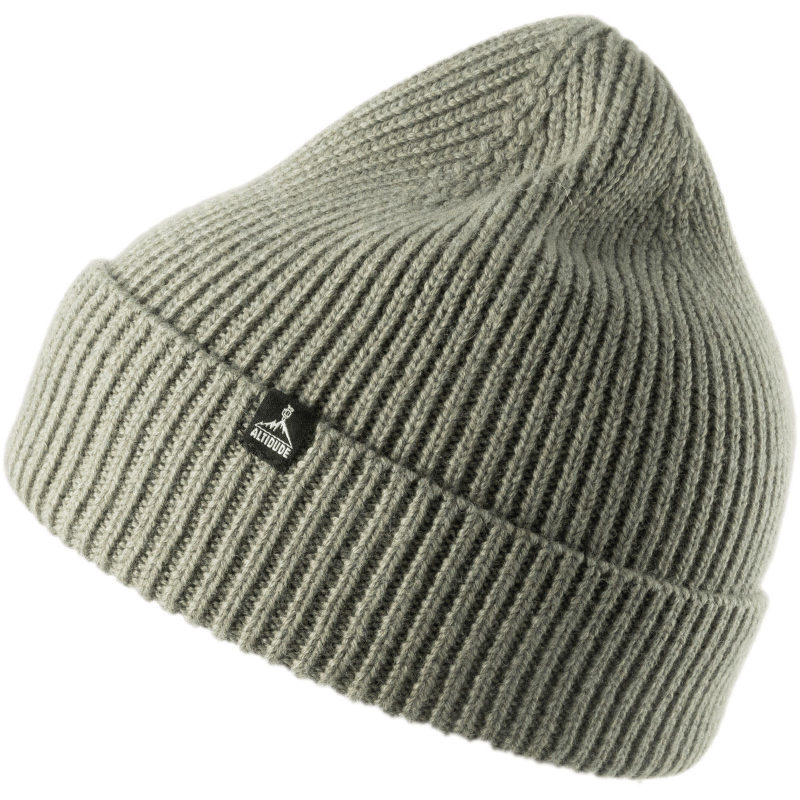 ALTIDUDE Wintermuts Stevige ribgebreide muts unisex beanie 100% merinowol
