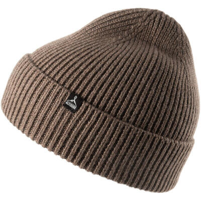 Winter Mütze Solid Ripp Strickmütze Unisex Beanie 100% Merino Wolle