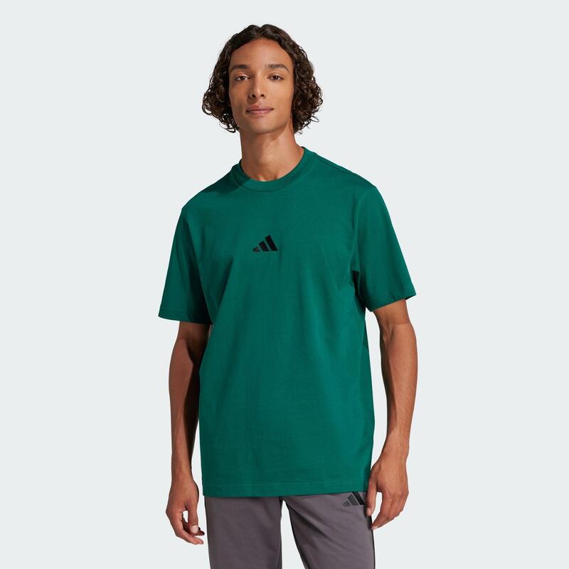 Tricou Essentials cu logo mic, din tricot simplu