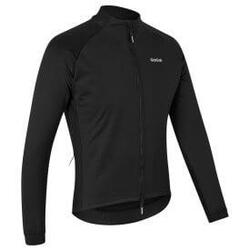 Veste Vélo Windproof Winter Taille L - Veste Thermashell Windproof Black