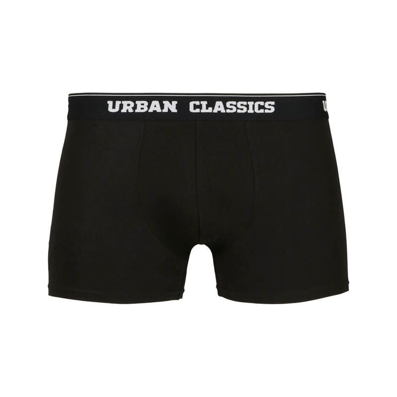 Heren Boxershorts (Set van 5) (Houtskool/zwart)