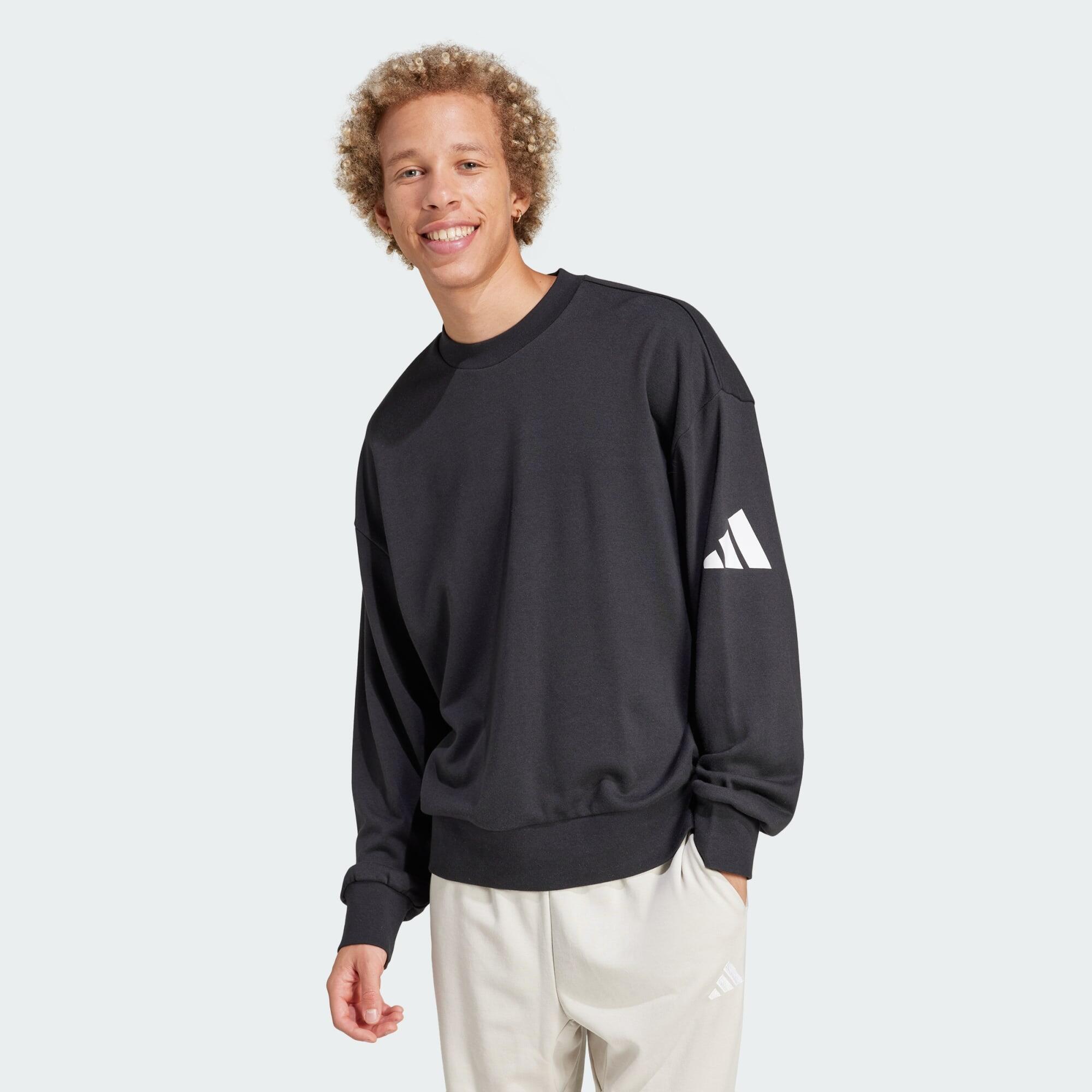 ADIDAS Essentials Loose Fit 3 Bar Logo Sweatshirt