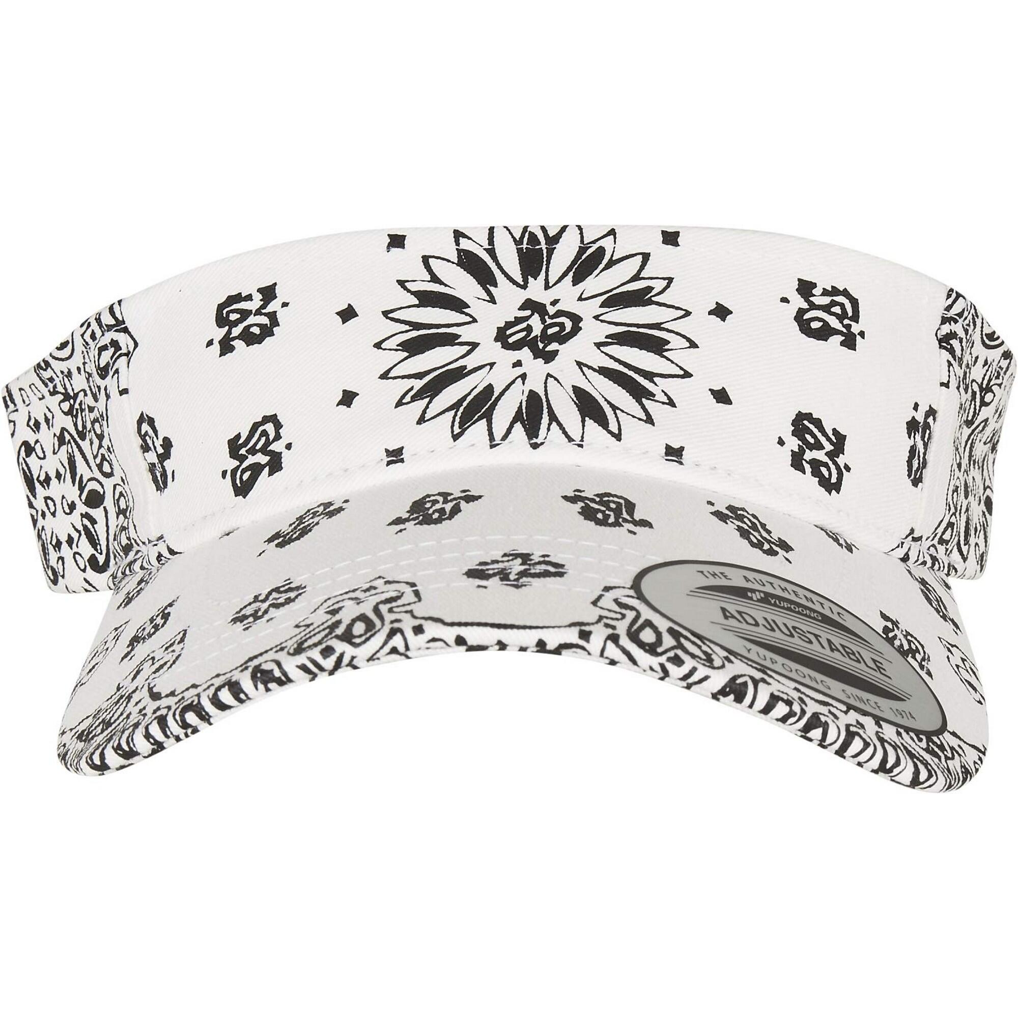 Boné com viseira Paisley (Branco) 3/3