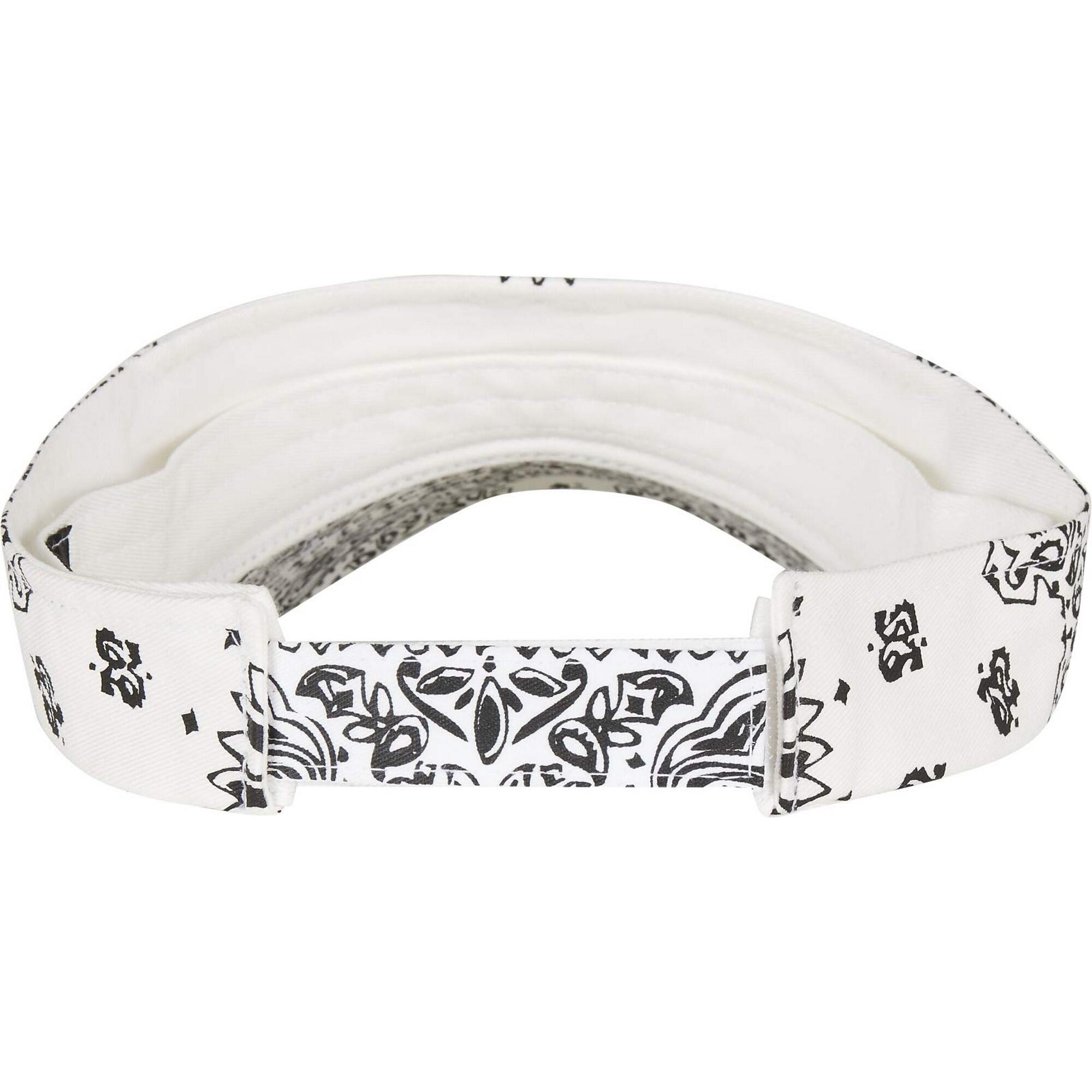 Boné com viseira Paisley (Branco) 2/3