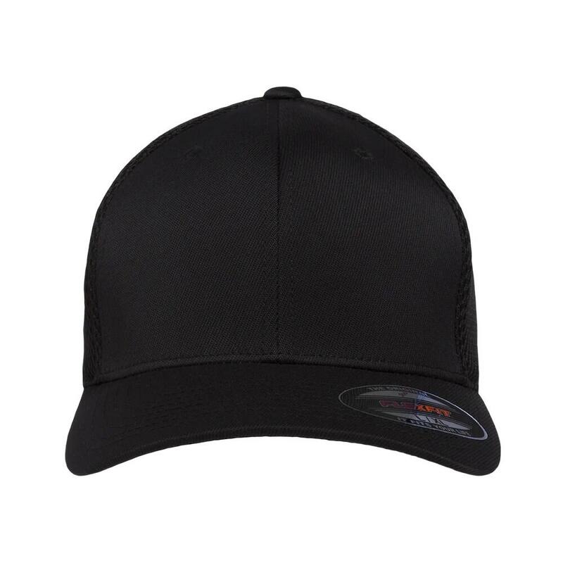 Mesh Tactel Baseball Cap (Zwart)