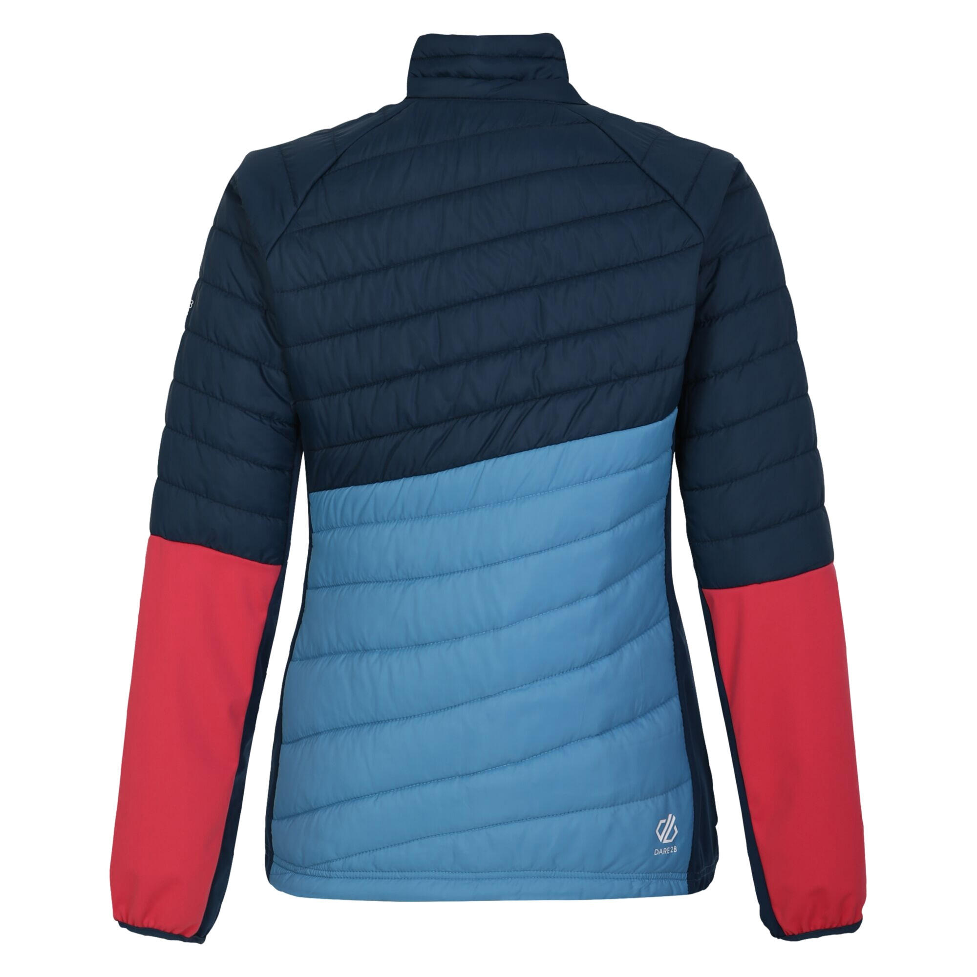 "Lexan" Hybridjacke für Damen Niagarablau/Pastell-Rosa 2/5