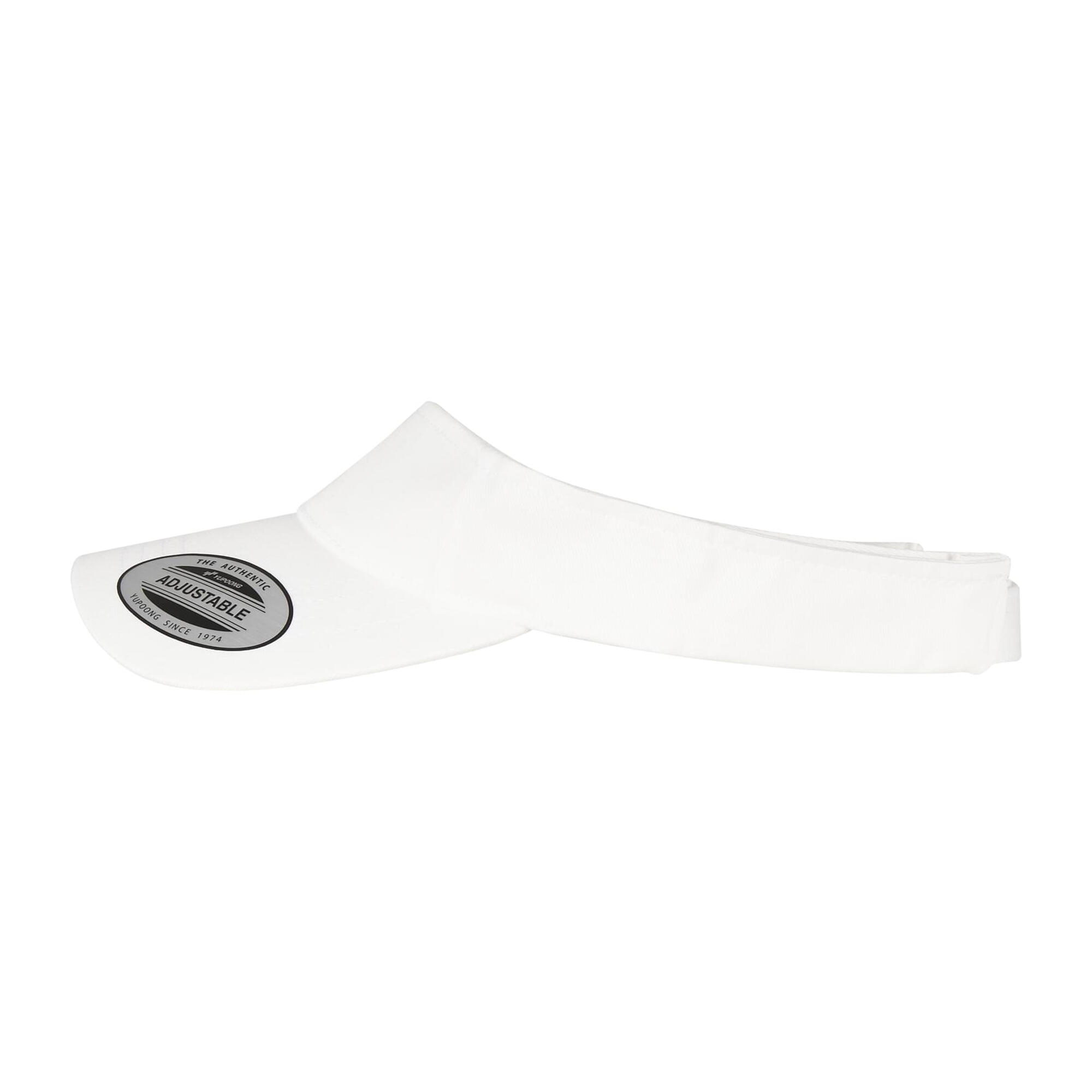 Cappuccio Della Visiera Visiera Curva Flexfit Bianco 3/3
