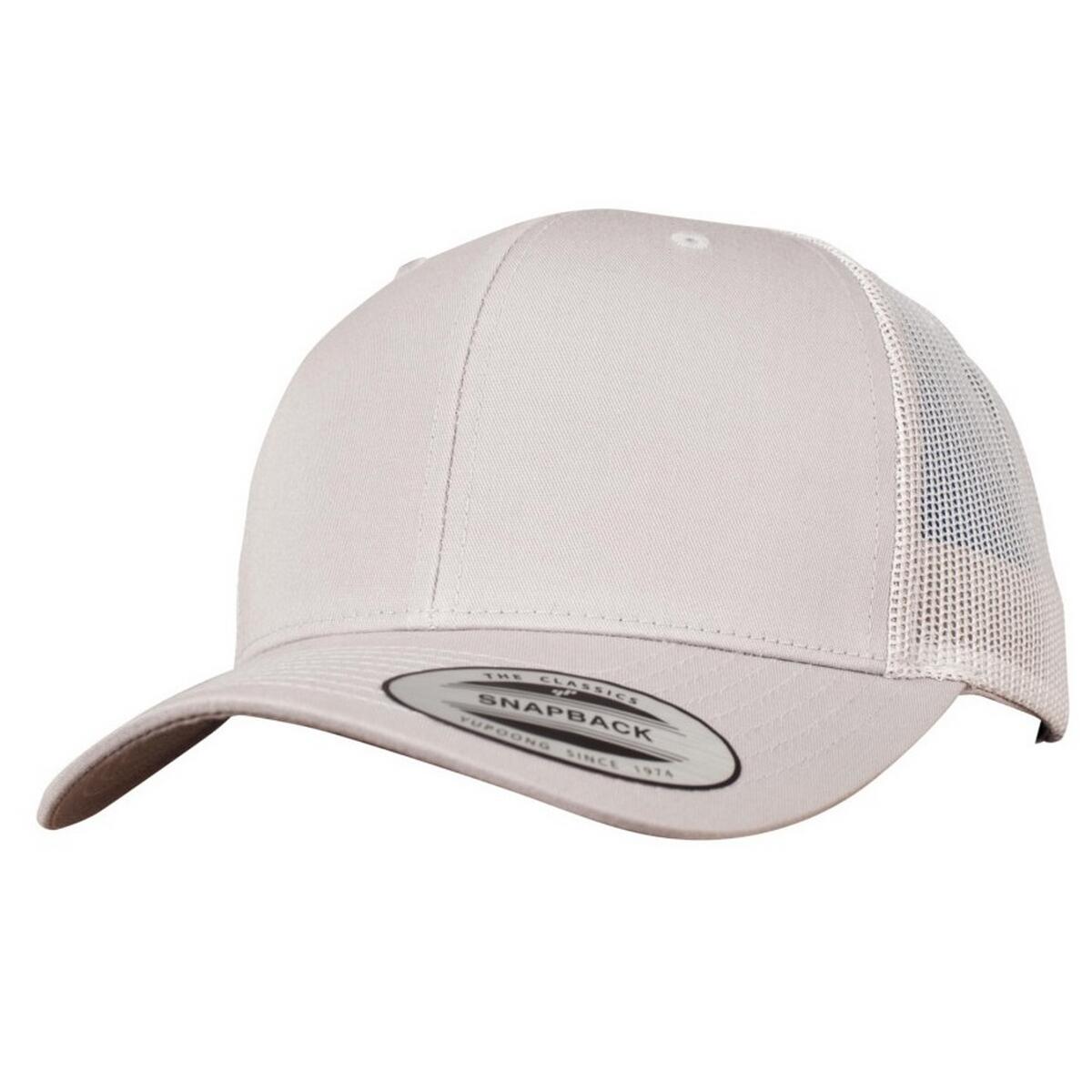 Casquette Trucker Motif/style Rétro (Argenté) 3/3