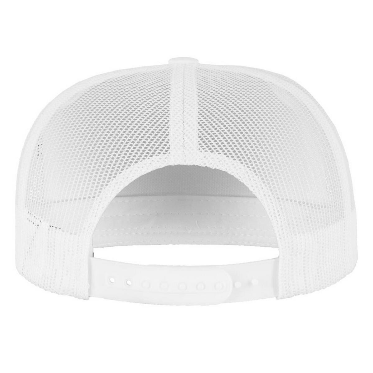 Casquette Trucker Motif/style Rétro (Blanc) 2/3