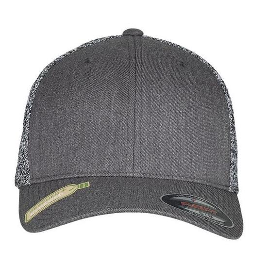 Trucker Cap Damen und Herren Schwarz/Grau meliert