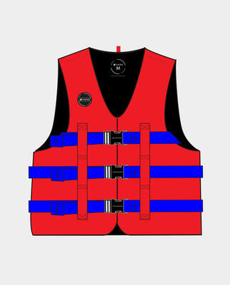 Heavy duty vest 50n rood