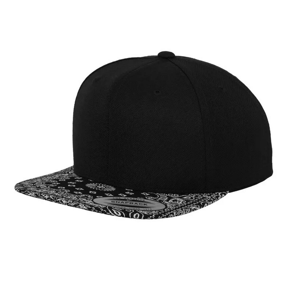 Boné Paisley com fecho de correr (Preto) 3/3