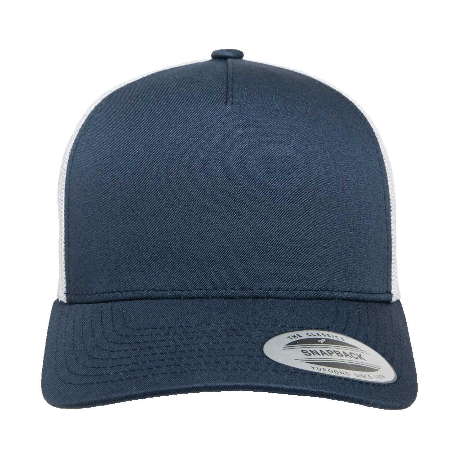 Casquette Trucker RETRO (Bleu Marine / Blanc) 3/3
