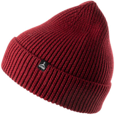 Winter Mütze Solid Ripp Strickmütze Unisex Beanie 100% Merino Wolle