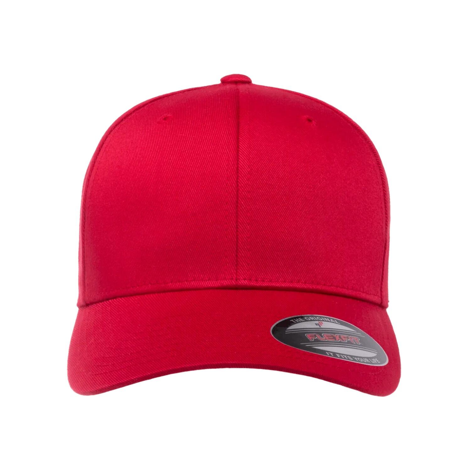 Boné de basebol em lã penteada (Vermelho) 3/3