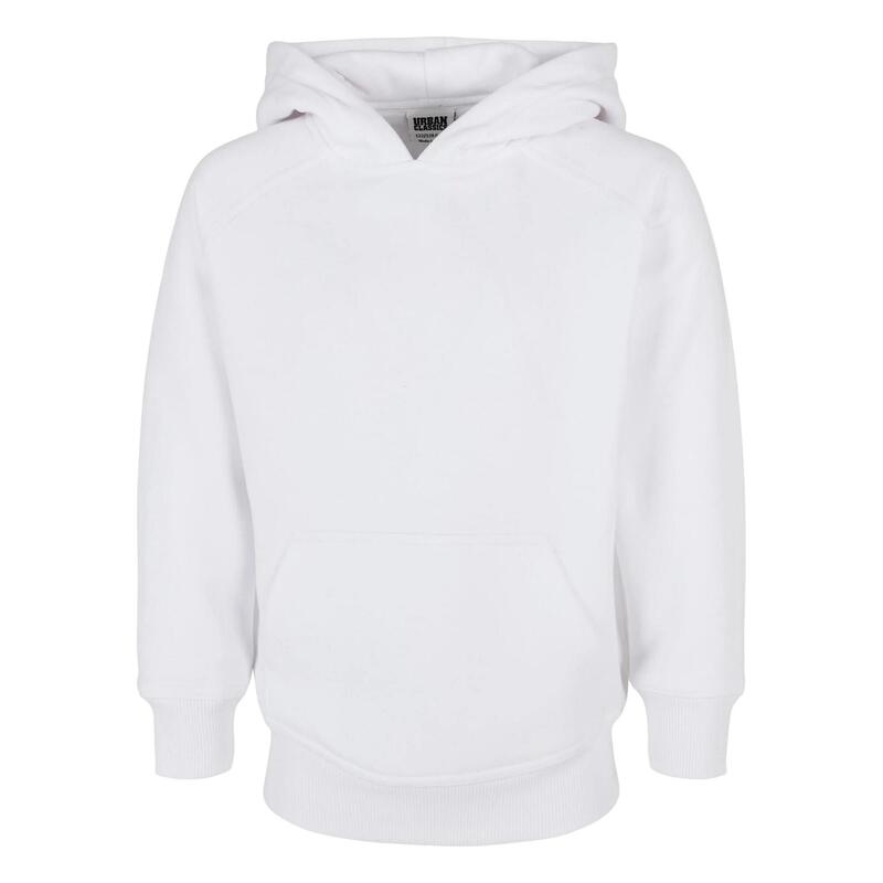 Jongens Blanco Effen Hoodie (Wit)