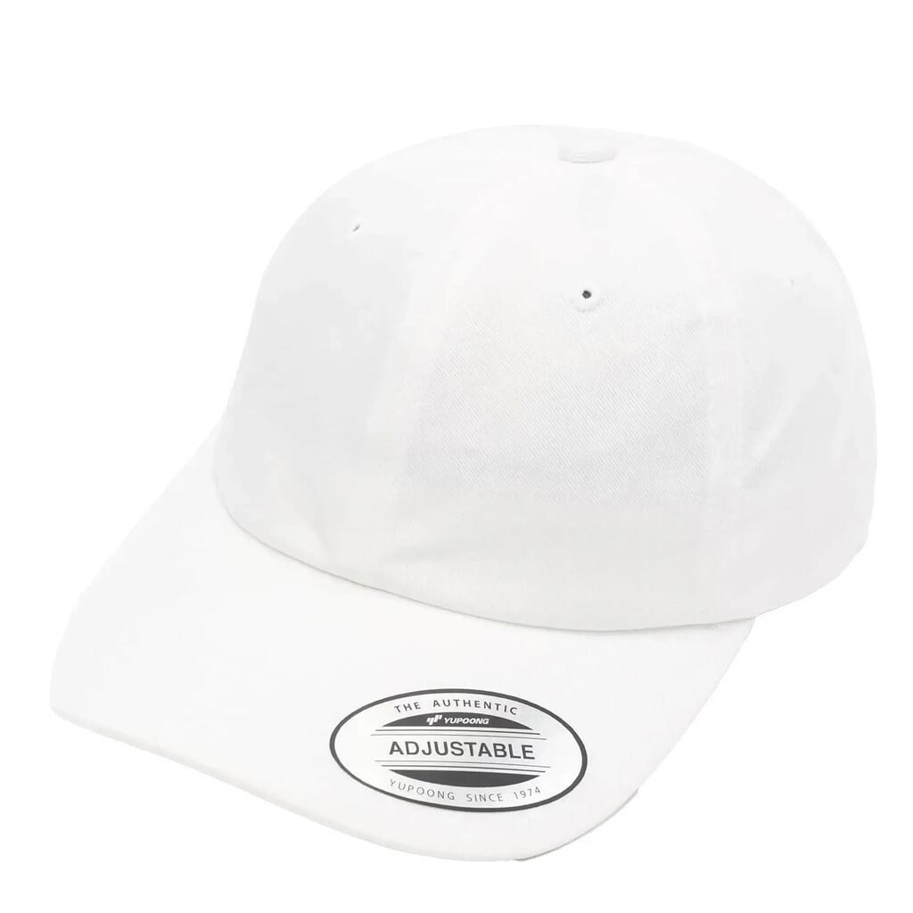 Unisex Adult Classic Cotton Twill Low Profile Baseball Cap (White)
