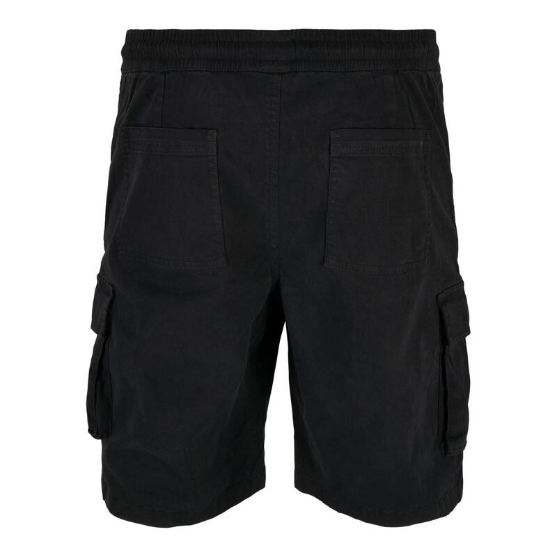 Herenkoord Cargo Shorts (Zwart)