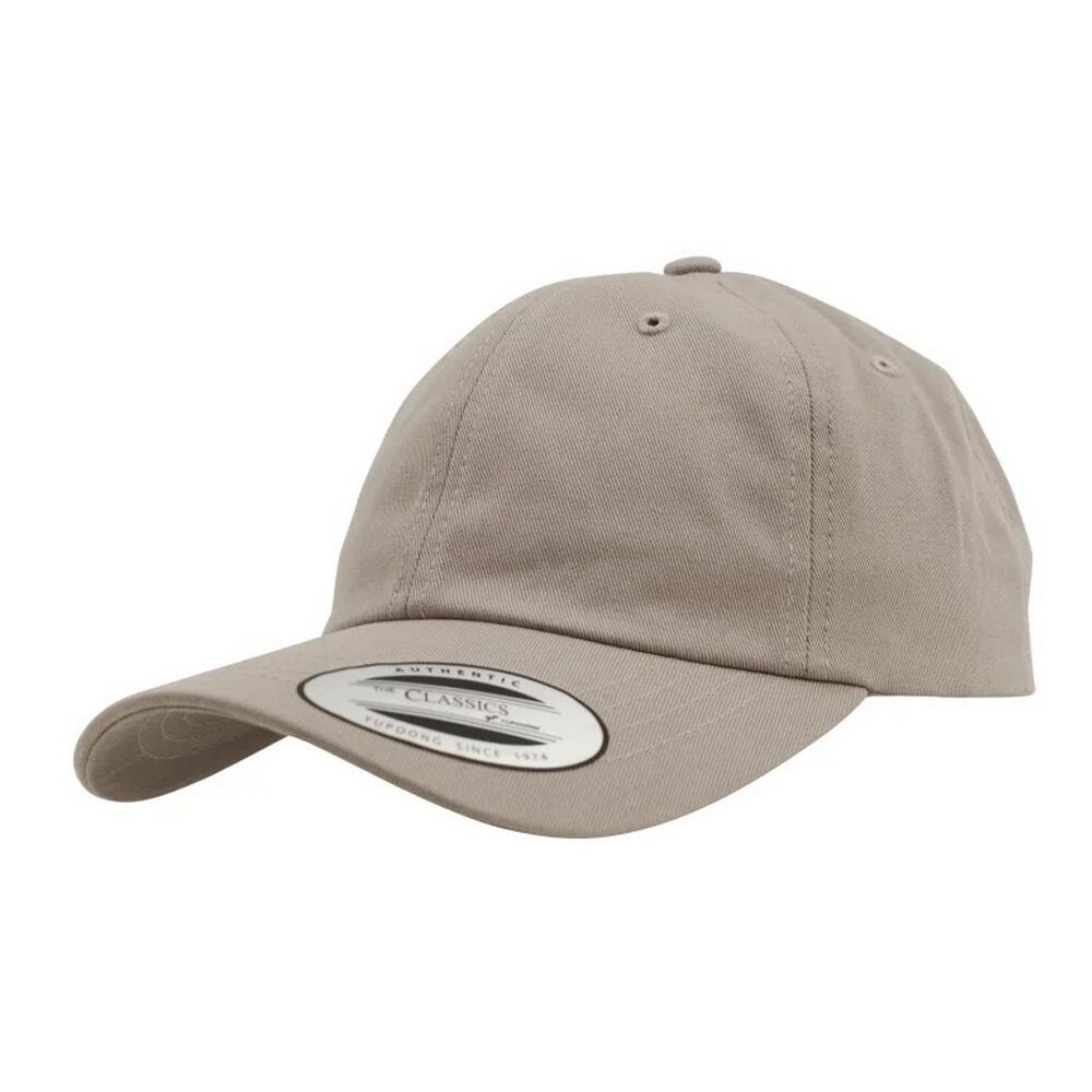 Childrens/Kids Cotton Twill Low Profile Baseball Cap (Khaki) 3/3