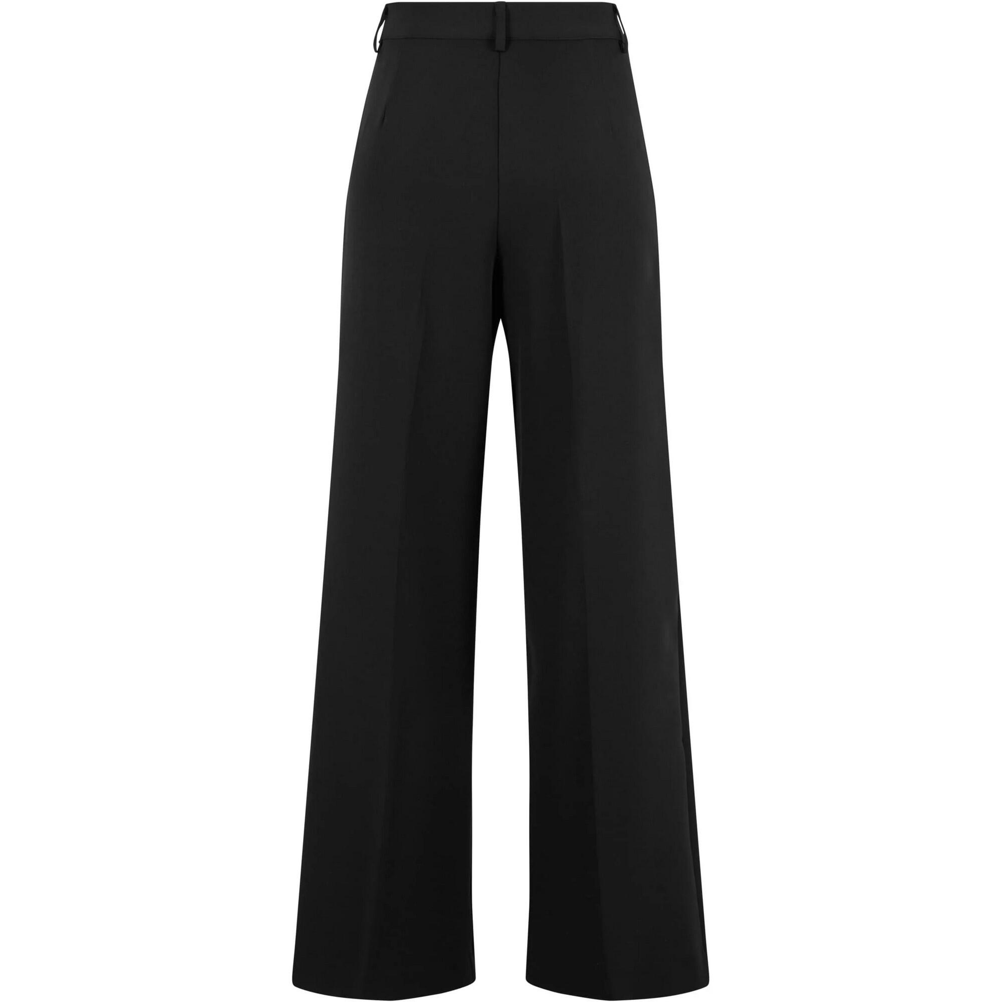 Pantalone Gamba Larga Donna Urban Classics Nero 2/4