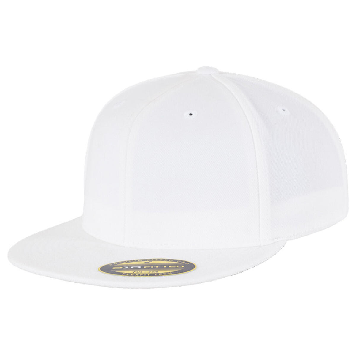 Cappellino Da Baseball Aderente Flexfit Premium 210 Bianco 3/3