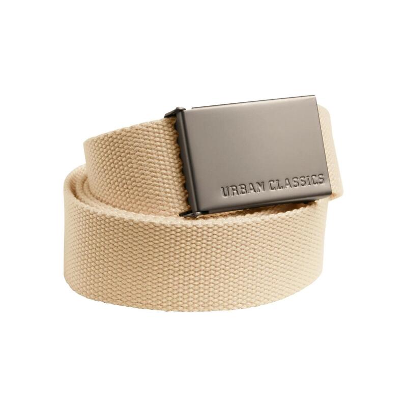 Canvas heren riem (Beige)