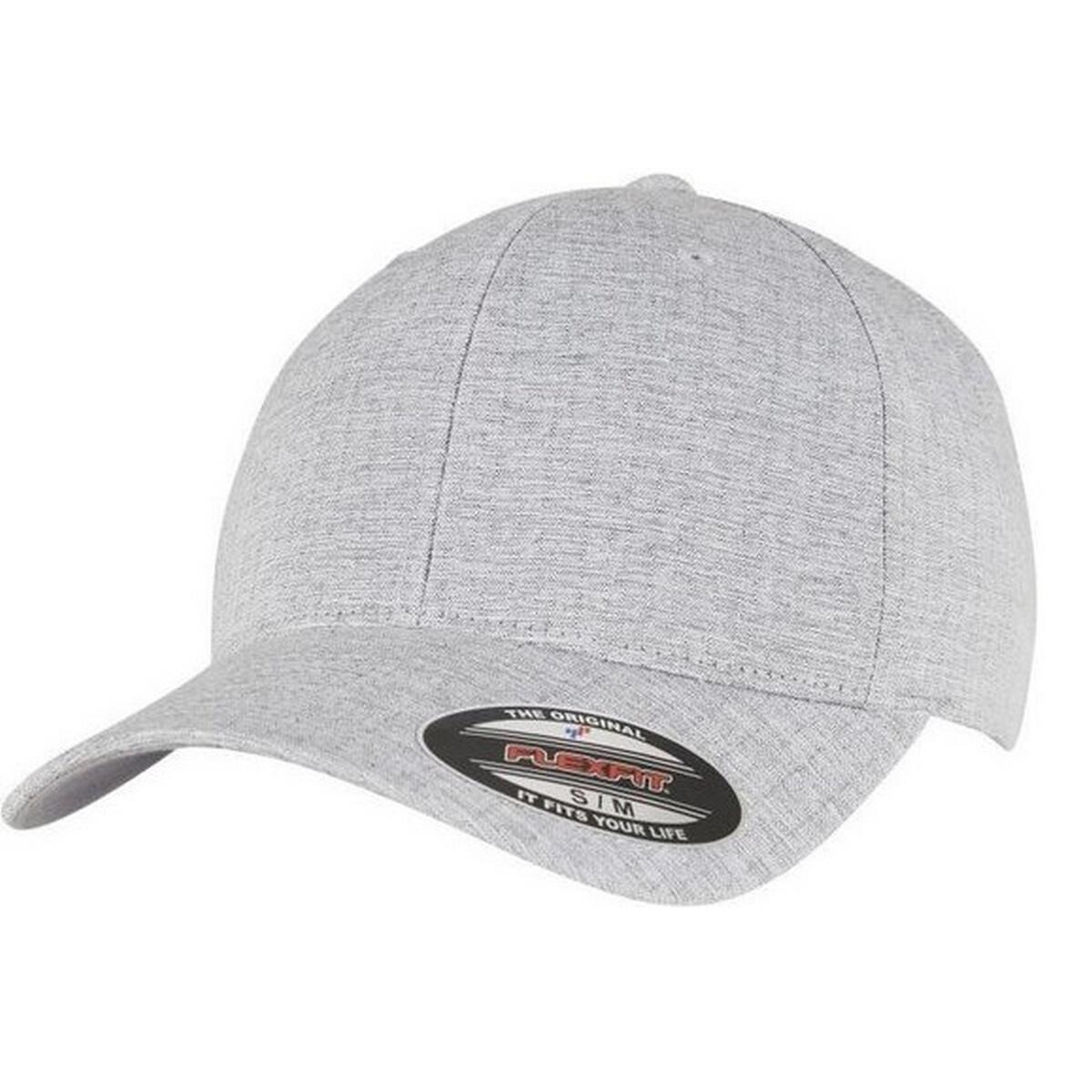 Cappellino Da Baseball Leggera Flexfit Argento Mélange 3/3