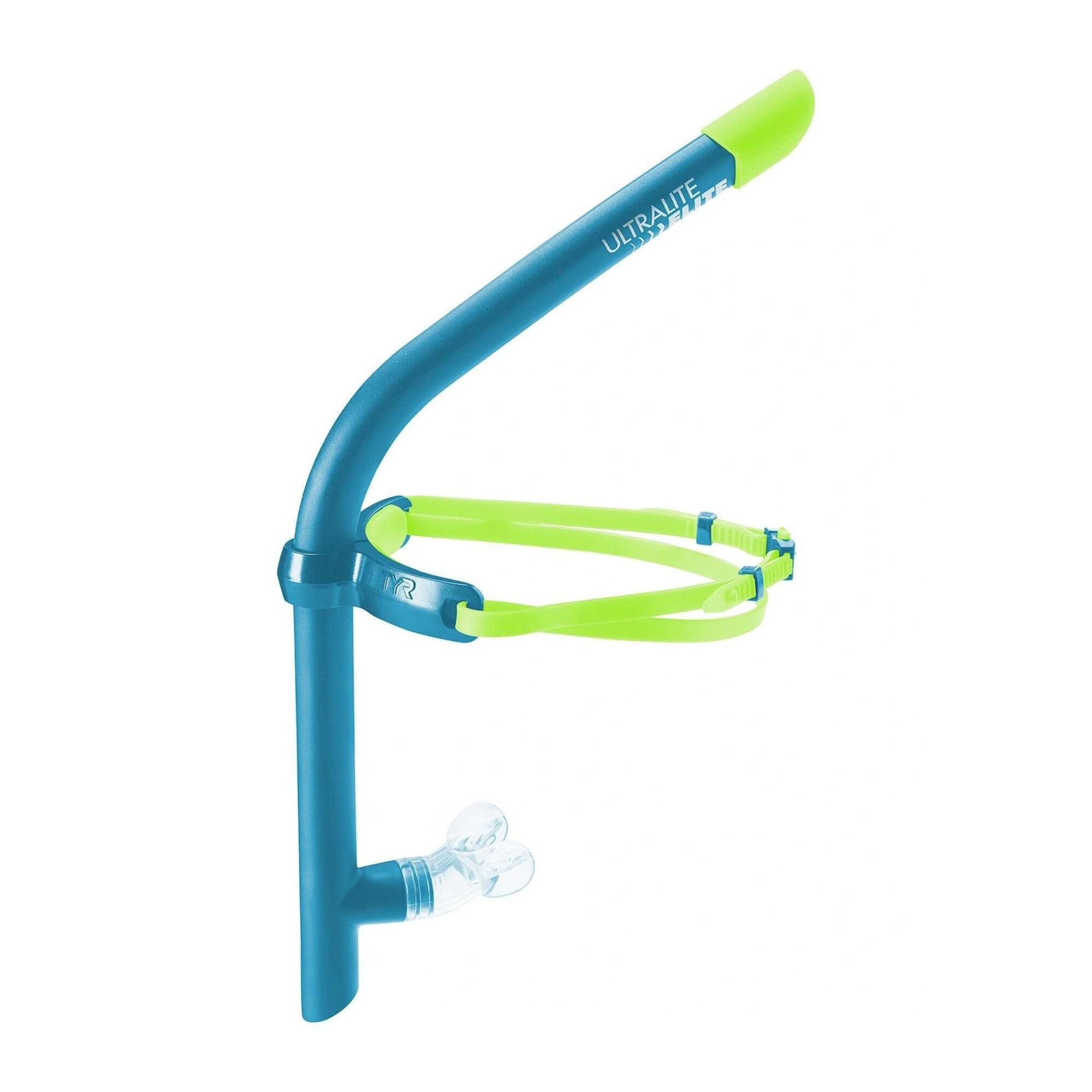 Tyr Ultralite Snorkel Elite - Niebieski