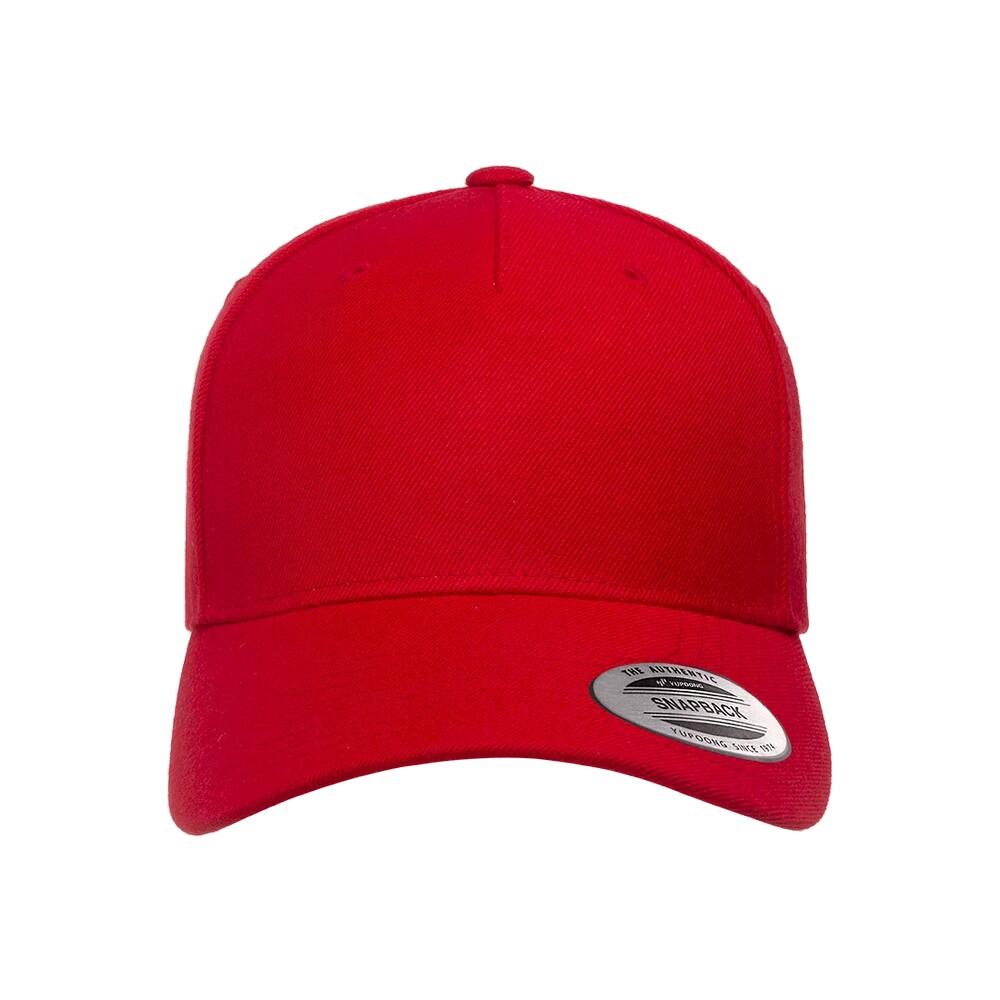 Boné Snapback YP Classics Curved 5 Panel (Vermelho) 3/3